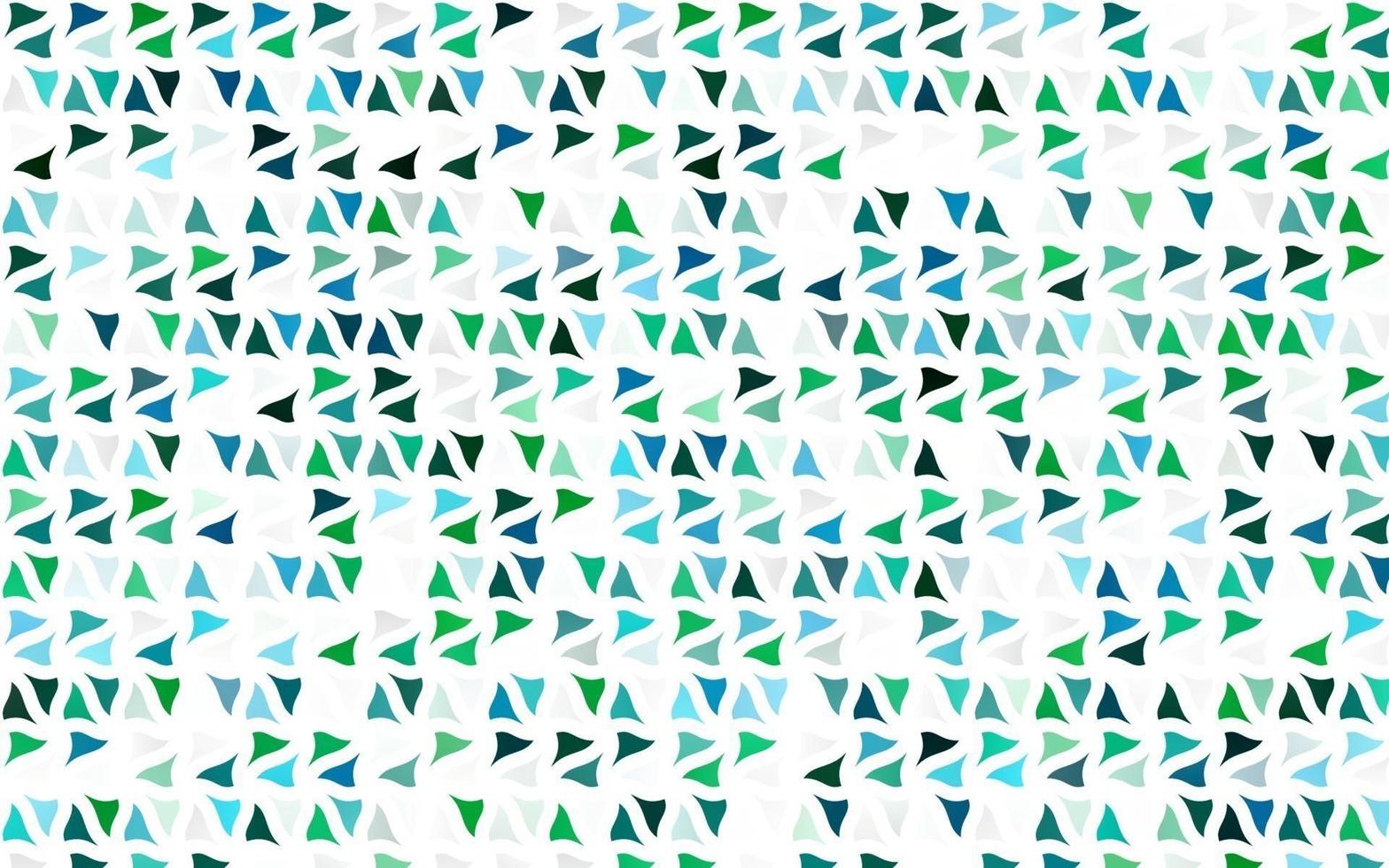 Light Blue, Green vector cover in polygonal style.