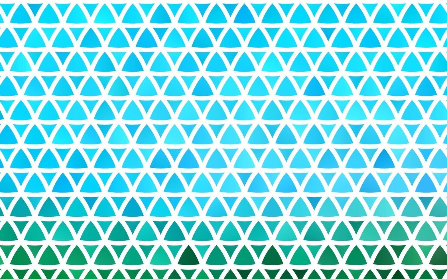 Light Blue, Green vector seamless texture in triangular style.