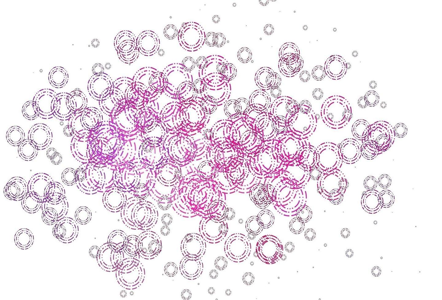 Light Pink, Blue vector pattern with spheres.