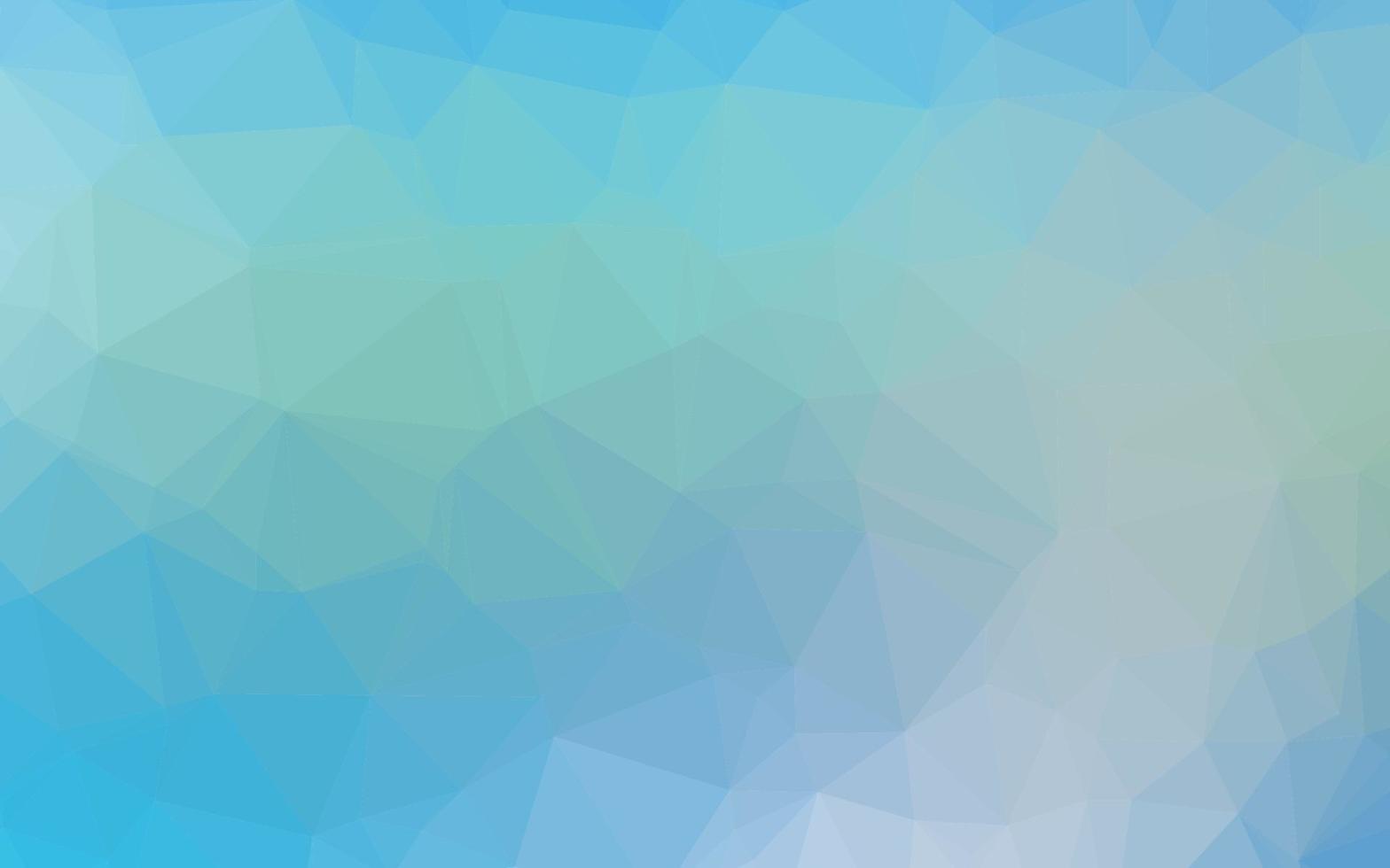 Light Blue, Green vector triangle mosaic texture.