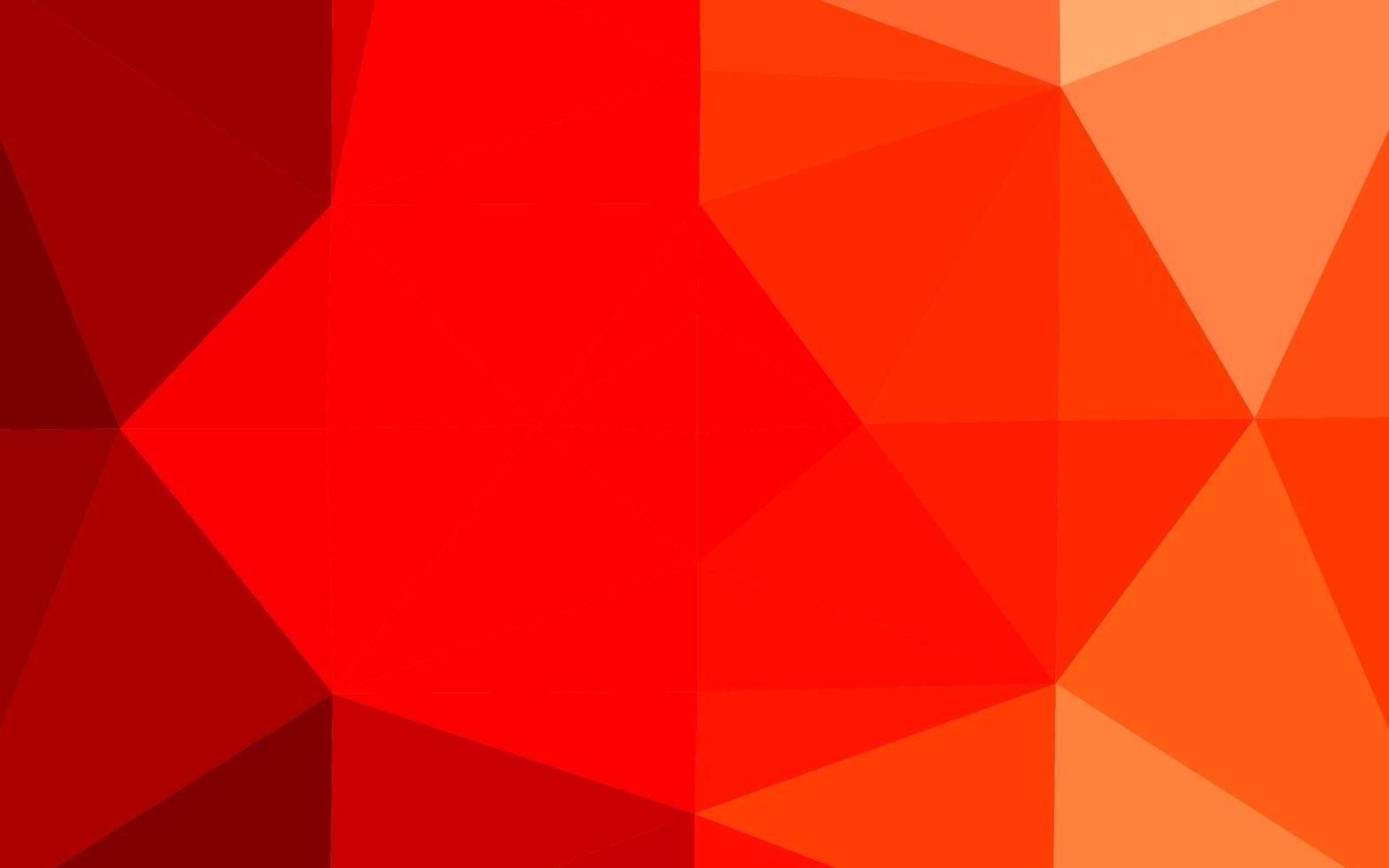 Light Red vector abstract polygonal texture.