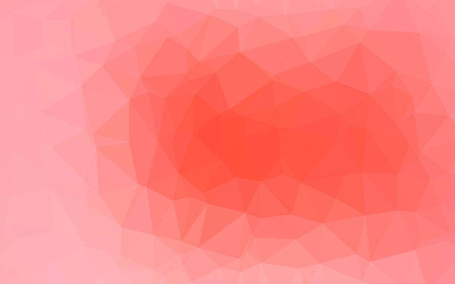 Light Red vector blurry triangle template.