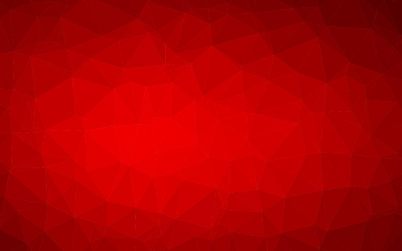 textura de poli baja vector rojo claro.