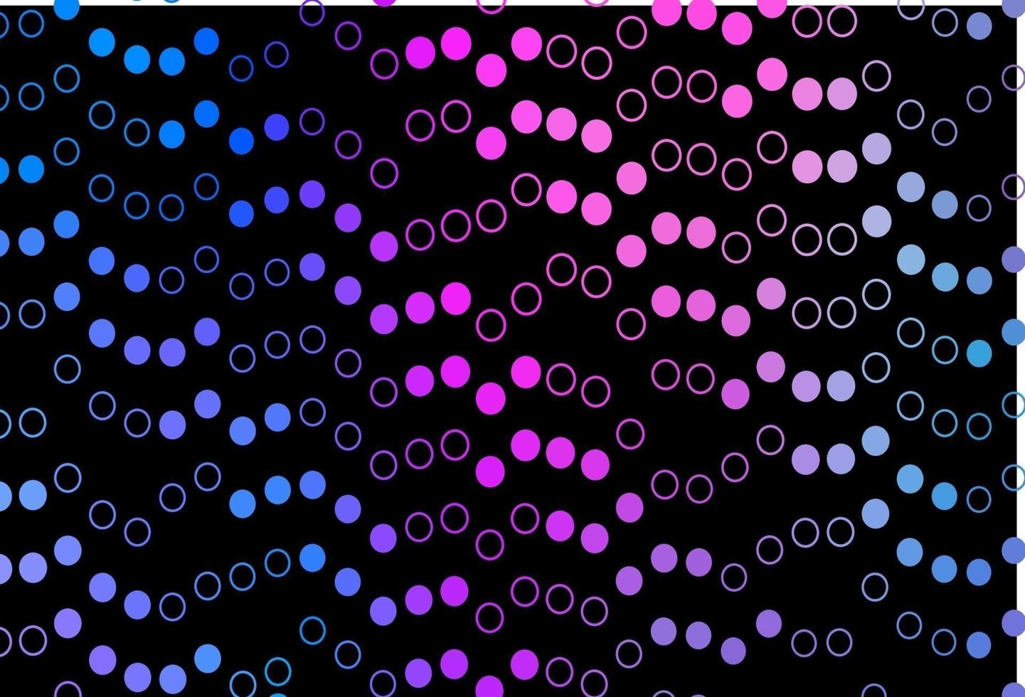 Dark Pink, Blue vector layout with circle shapes.