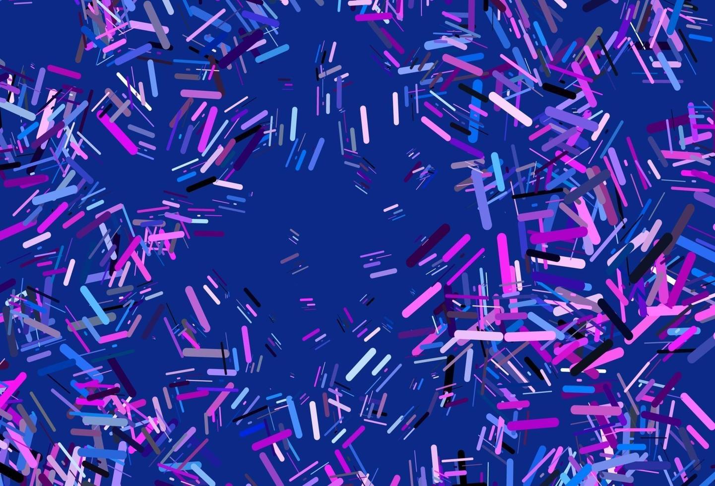 Light Pink, Blue vector pattern with narrow lines.