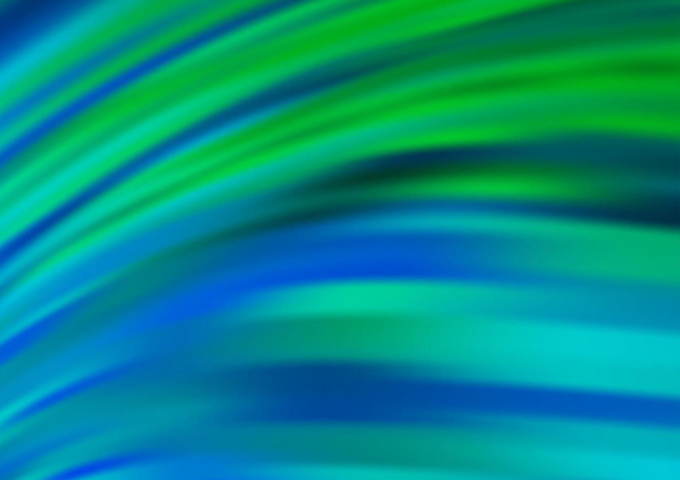 Light Blue, Green vector background with bent lines.