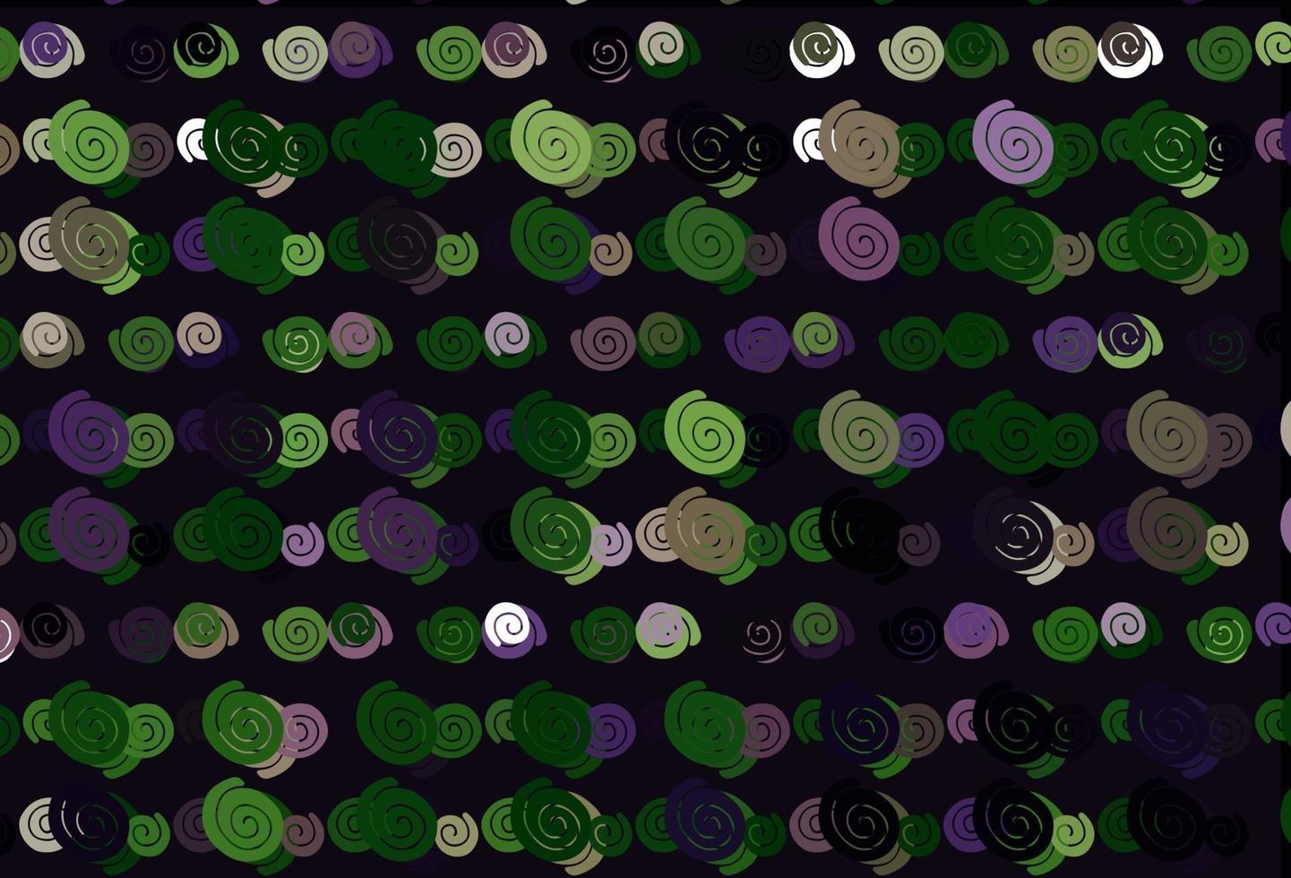 Light Pink, Green vector background with abstract lines.
