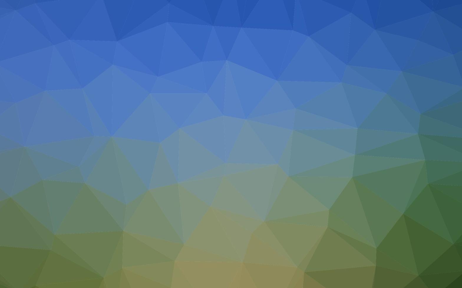 Light Blue, Green vector triangle mosaic template.