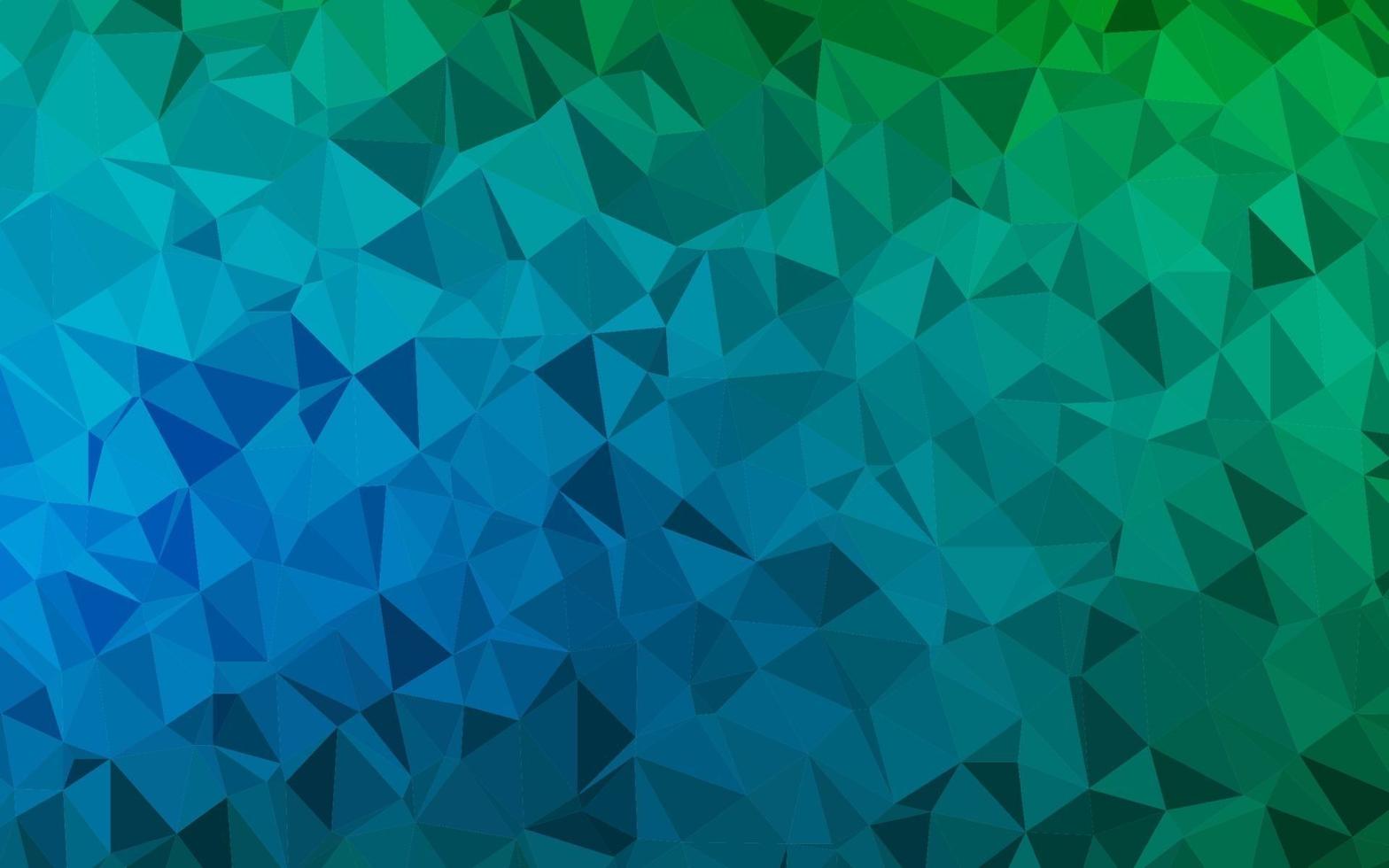 Light Blue, Green vector abstract mosaic backdrop.