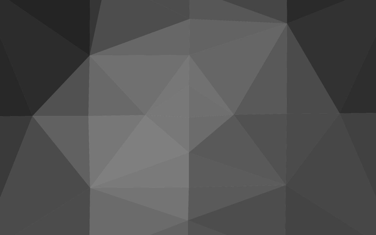 Dark Silver, Gray vector abstract polygonal layout.