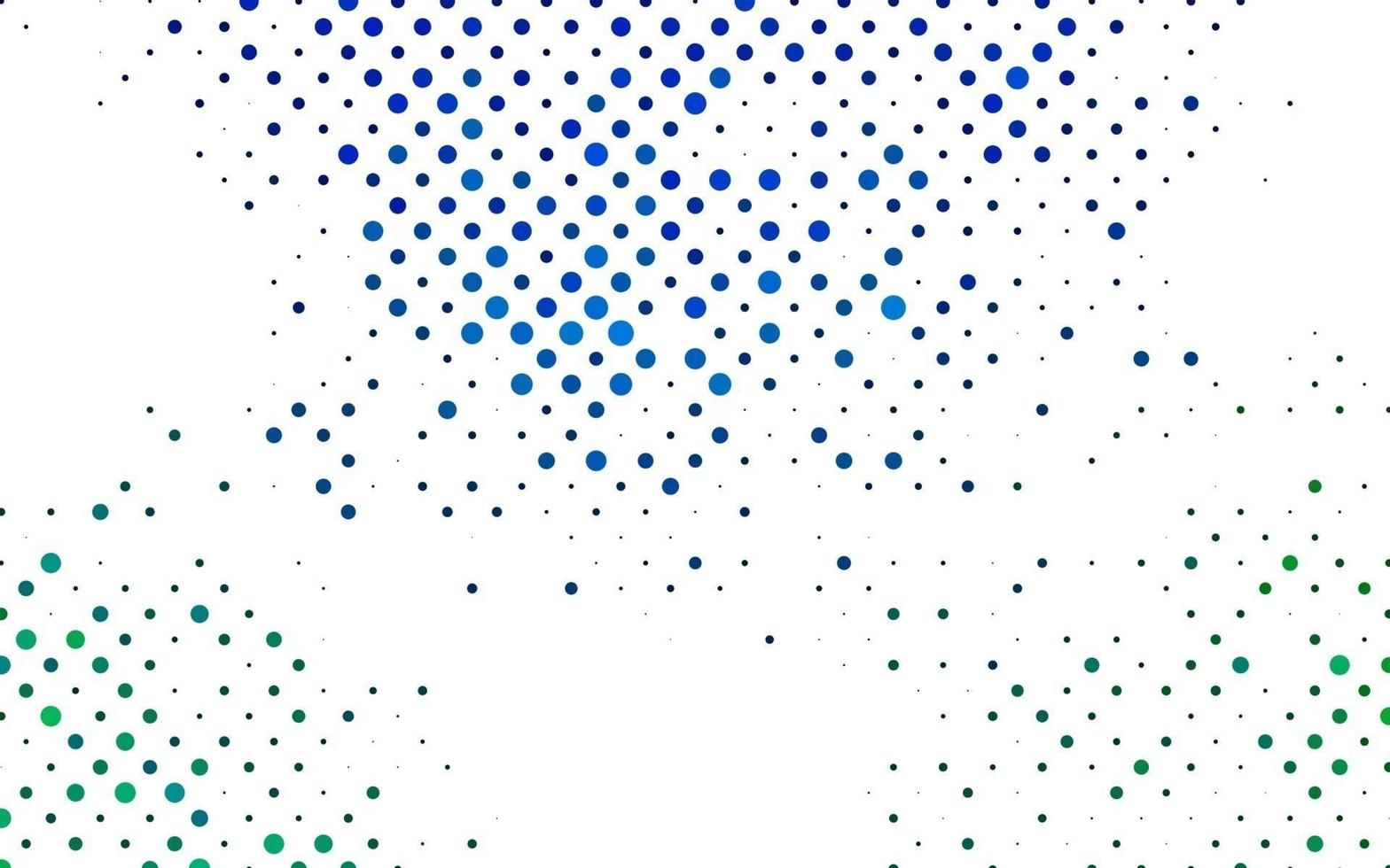 Light Blue, Green vector template with circles.