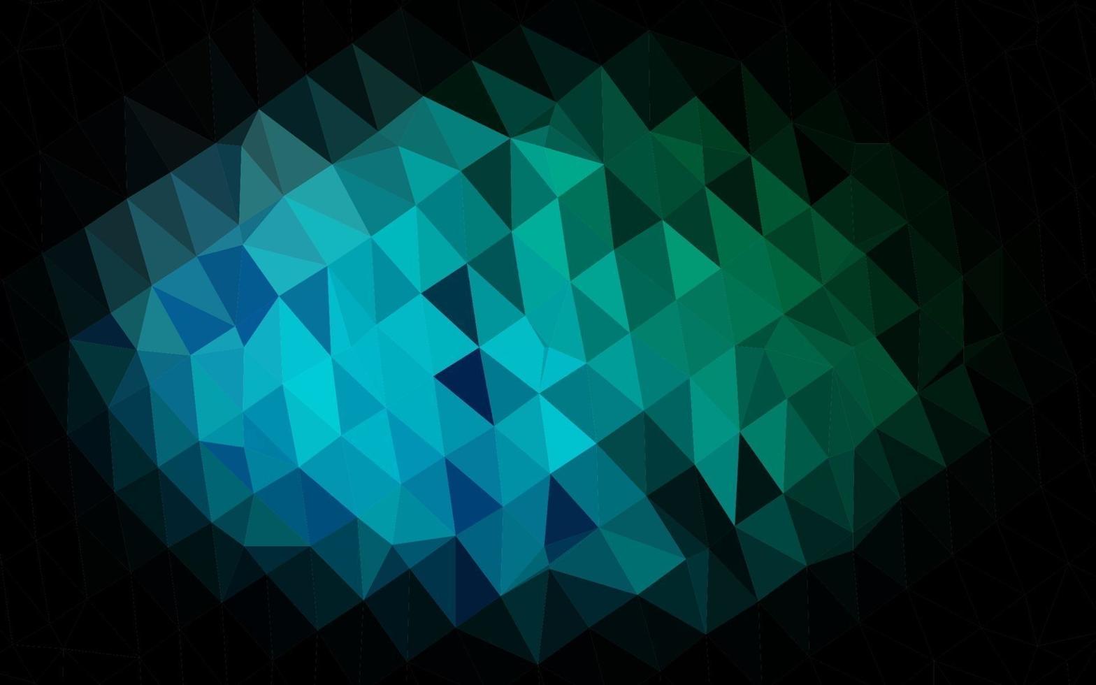 Light Blue, Green vector blurry triangle pattern.