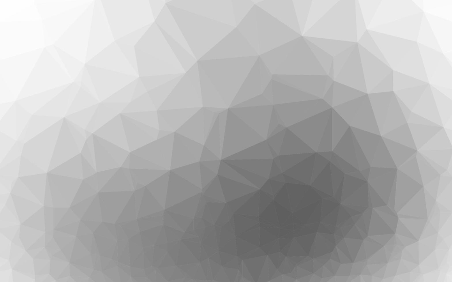 Light Silver, Gray vector abstract polygonal texture.