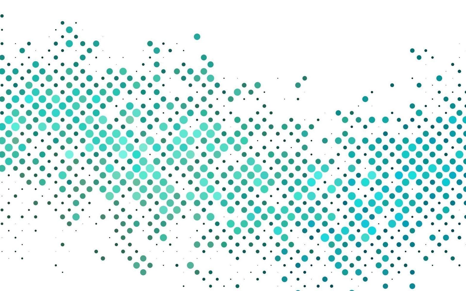 Light Blue, Green vector texture with disks.