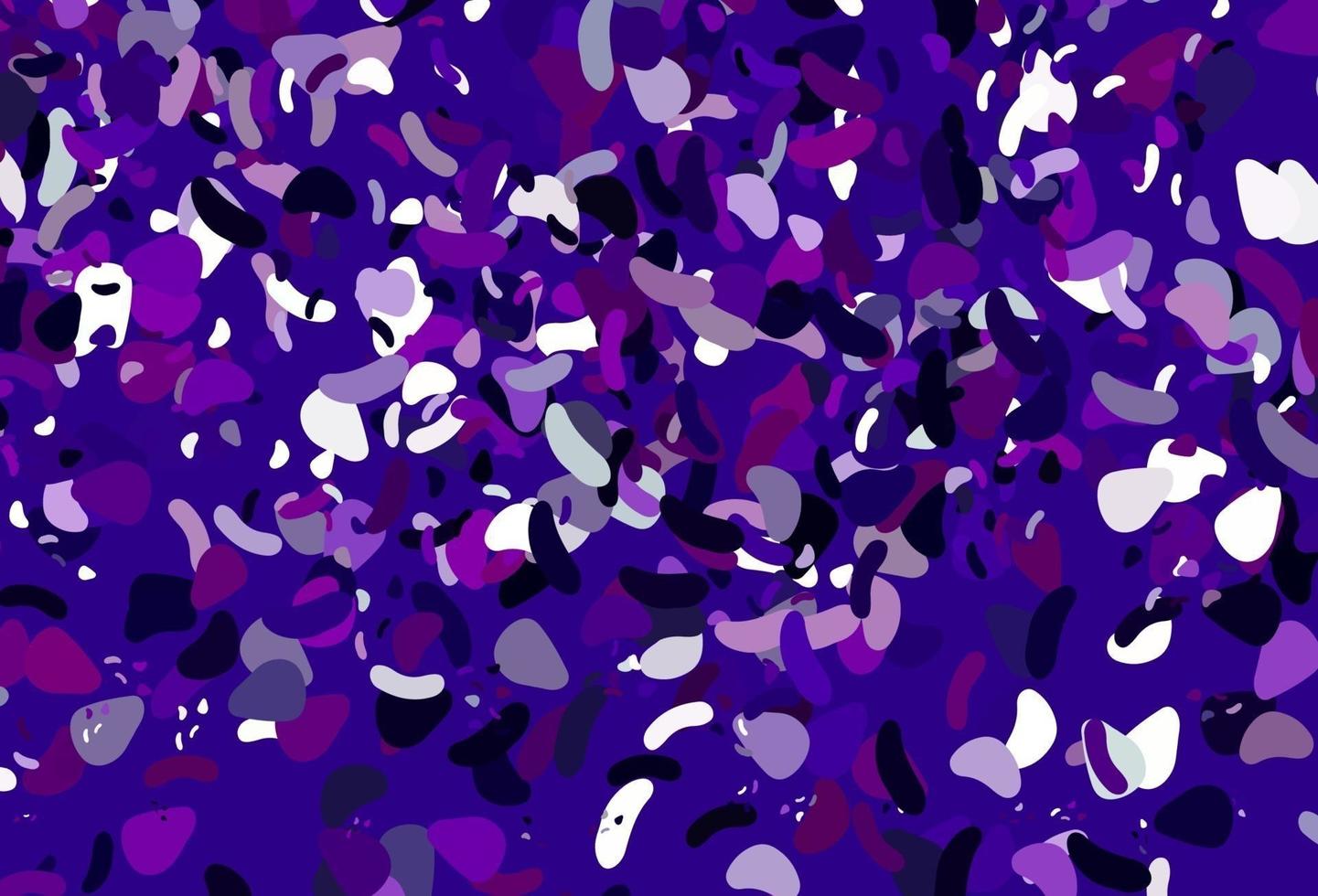 Light Purple vector template with memphis shapes.