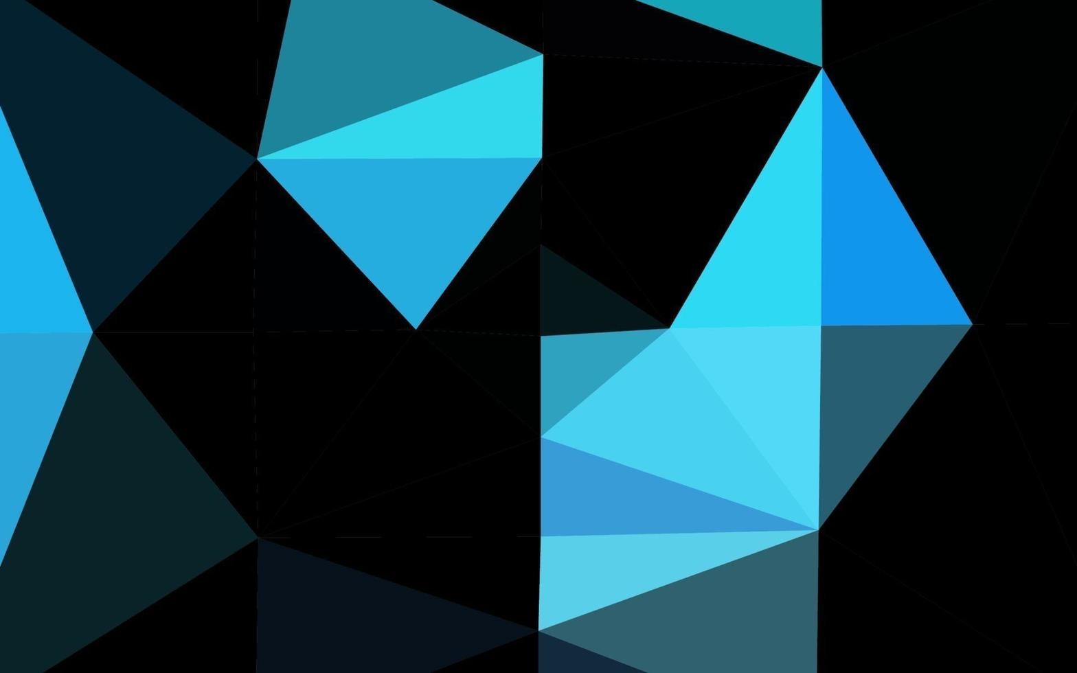Fondo de mosaico abstracto de vector azul oscuro.
