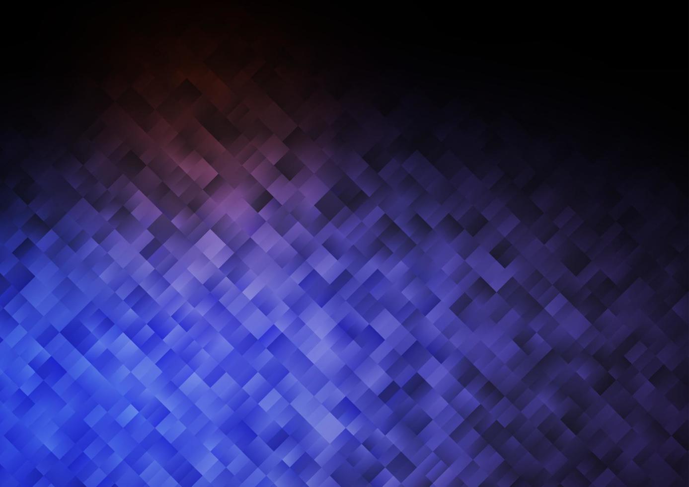 Dark Blue, Red vector backdrop with rectangles, squares.