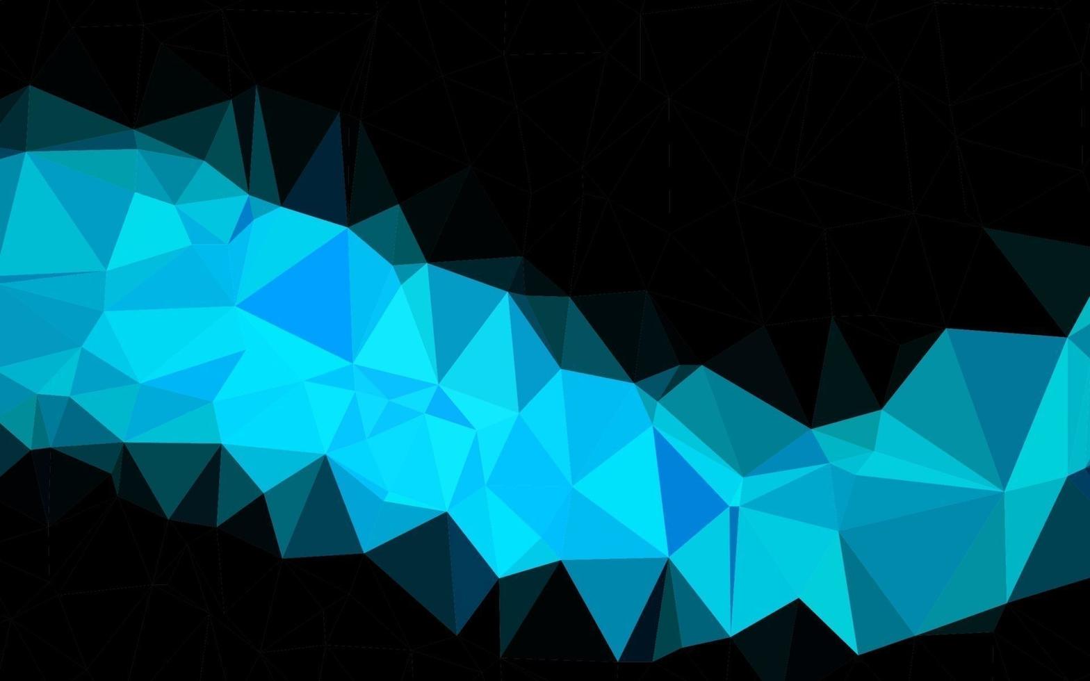 Light BLUE vector polygonal template.