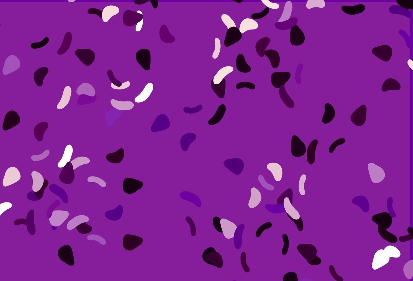 telón de fondo de vector de color púrpura claro con formas abstractas.