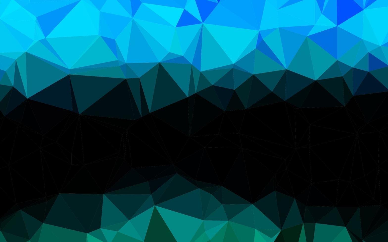 Light BLUE vector triangle mosaic cover.