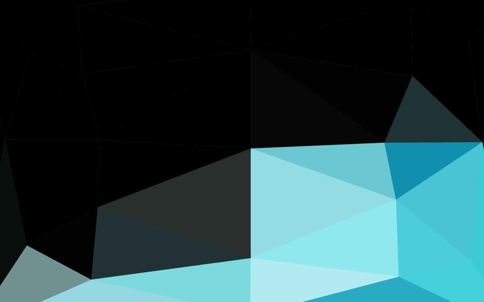 Light BLUE vector triangle mosaic template.