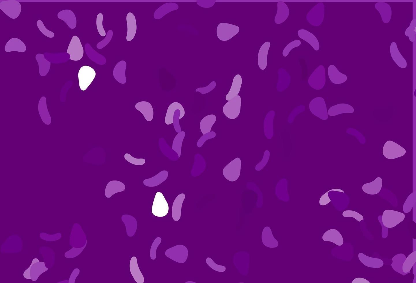 patrón de vector púrpura claro con formas caóticas.