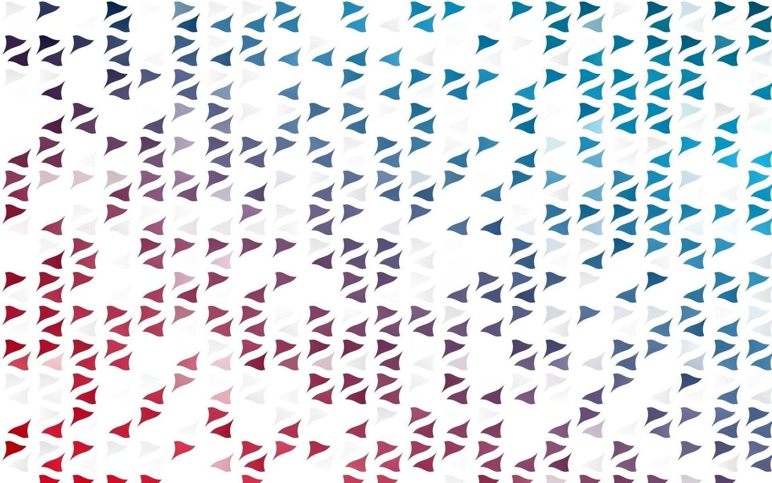 Light Blue, Red vector background with triangles.