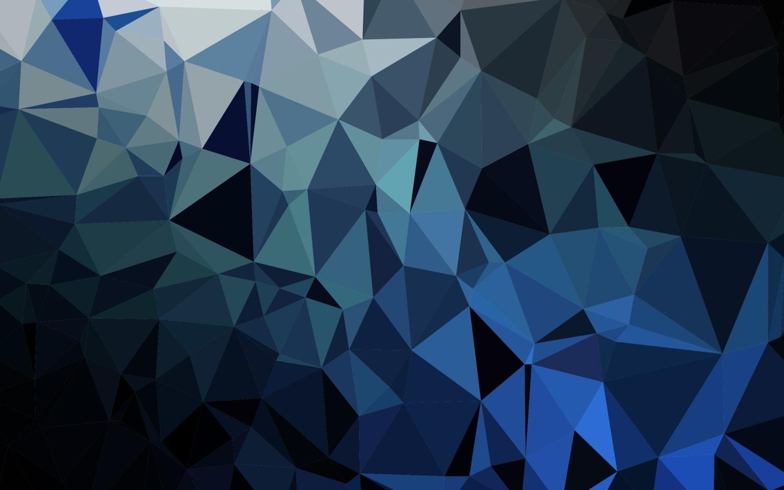 cubierta de mosaico de triángulo vector azul claro.