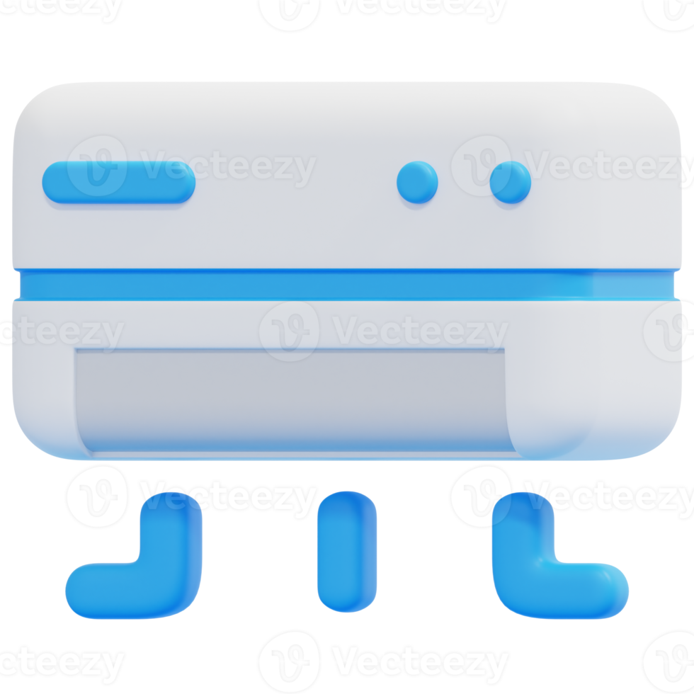 illustration d'icône de rendu 3d air png