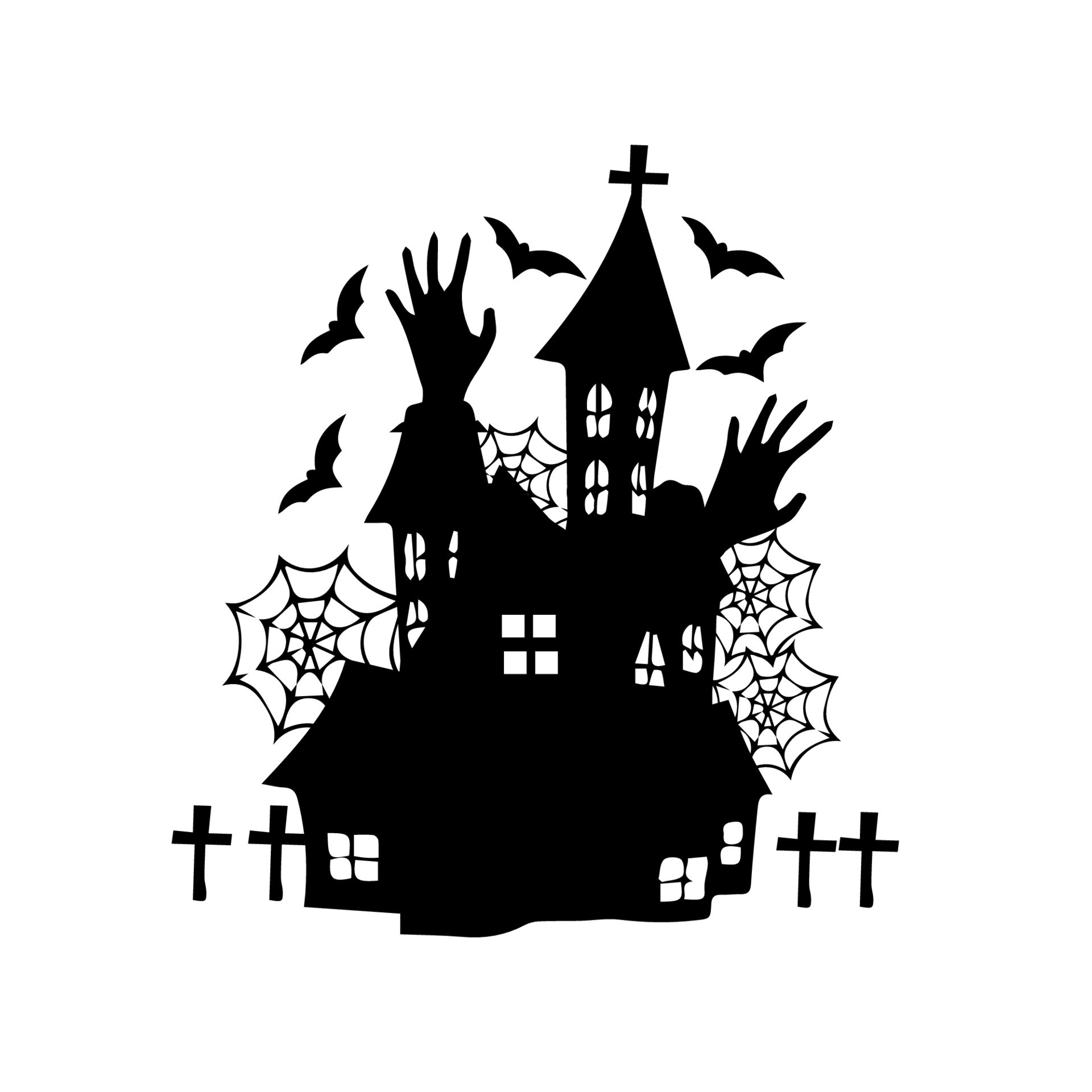 Halloween House Design 12243371 Vector Art at Vecteezy