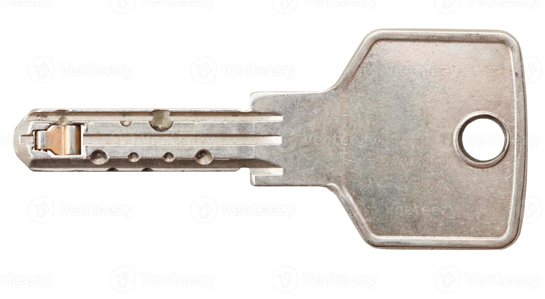 steel door key for pin tumbler lock photo