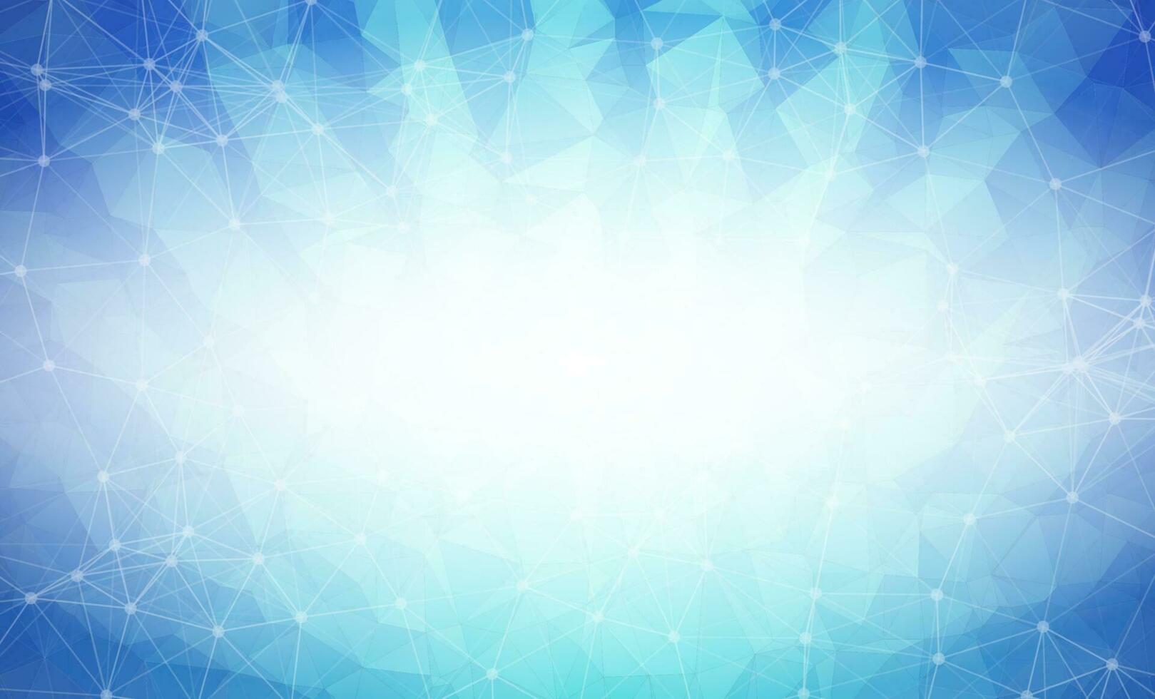 Blue low poly background. Polygonal design pattern. Bright mosaic modern geometric design, Creative Design Templates. Connected lines with dots. vector