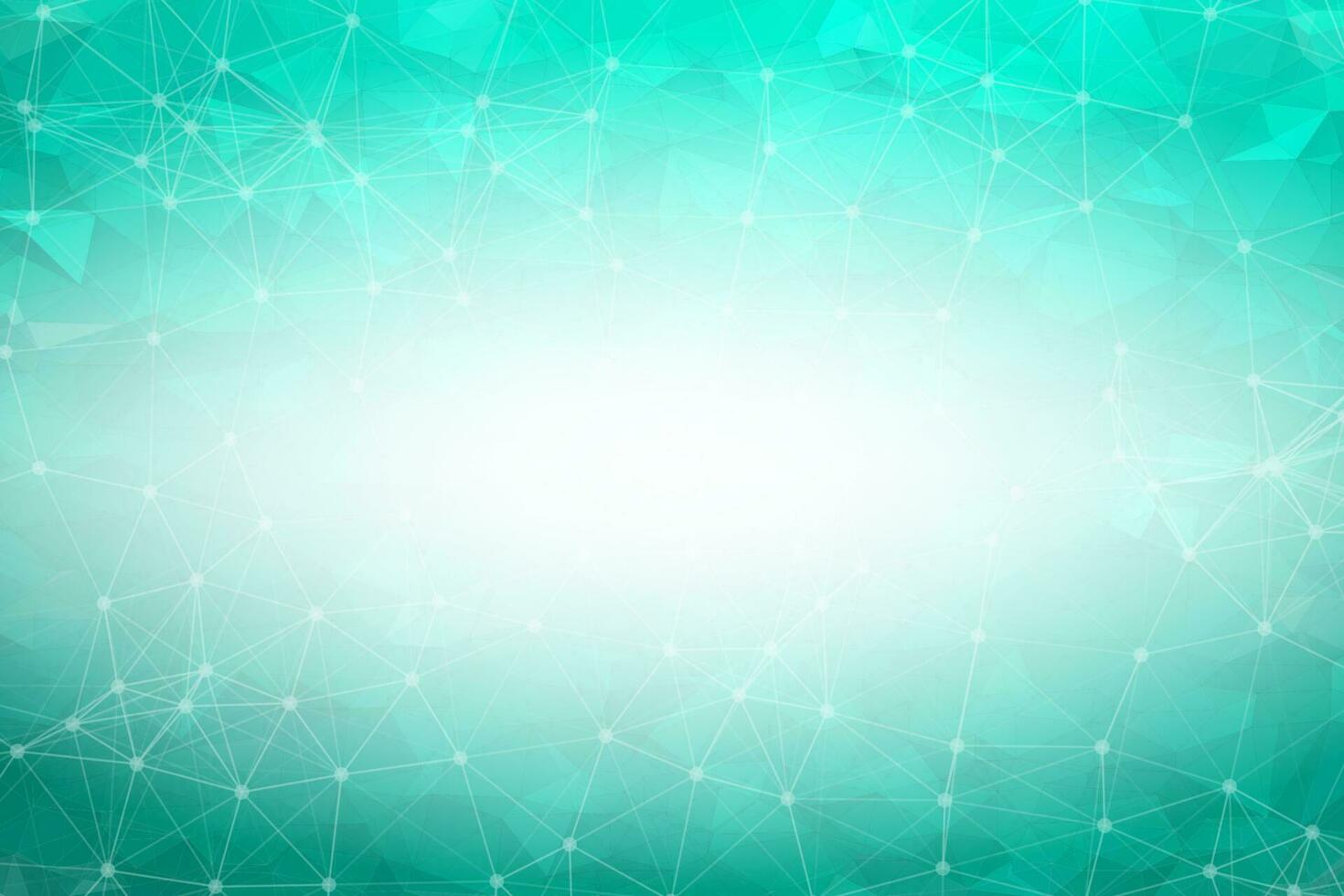 Green low poly background. Polygonal design pattern. Bright mosaic modern geometric design, Creative Design Templates. Connected lines with dots. vector