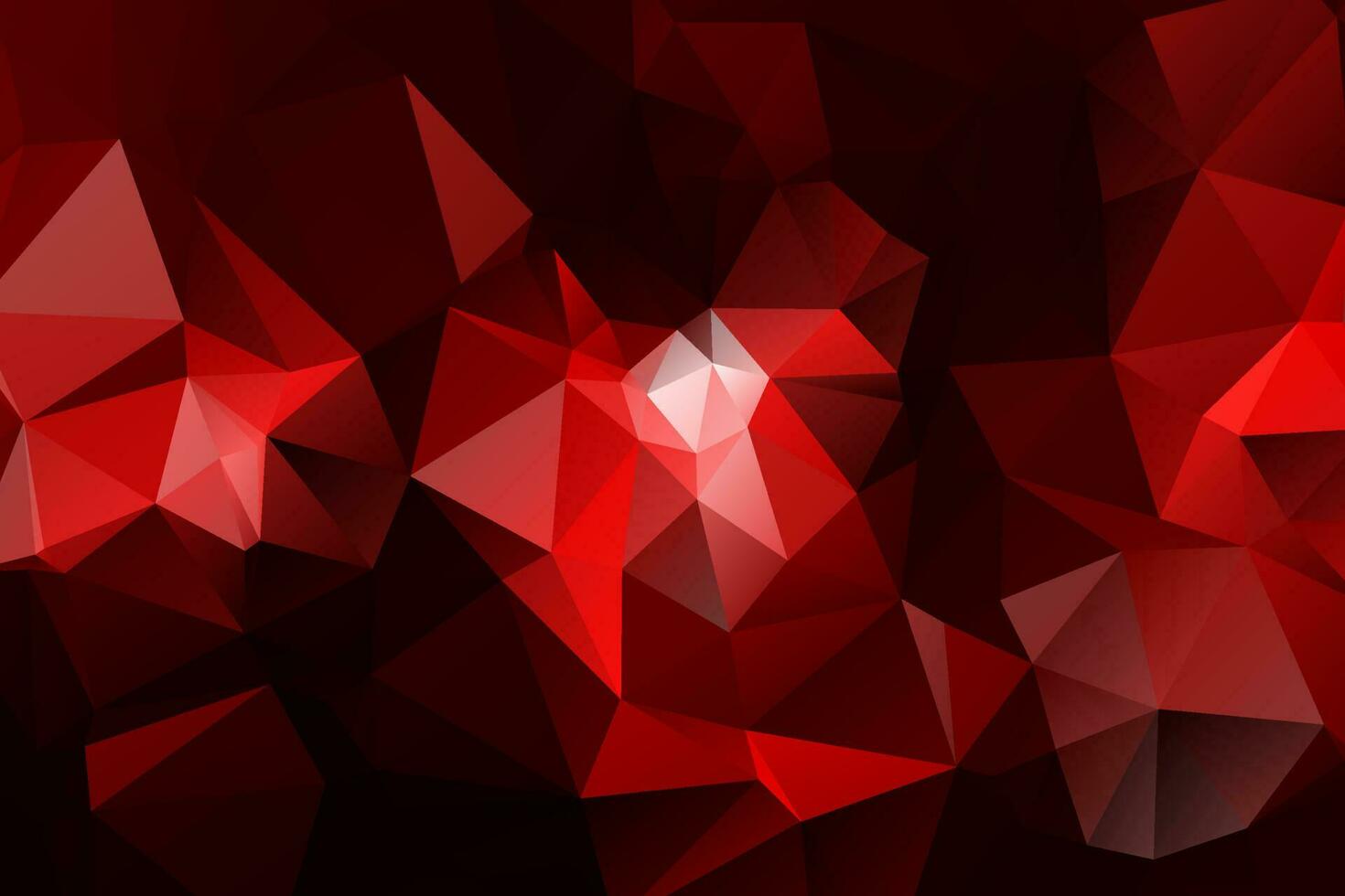 fondo de espacio poligonal rojo abstracto con puntos y líneas de conexión. estructura de conexión y antecedentes científicos. diseño de hud futurista. vector