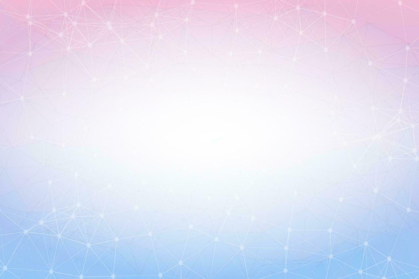 Pink light low poly background. Polygonal design pattern. Bright mosaic modern geometric design, Creative Design Templates. Connected lines with dots. vector