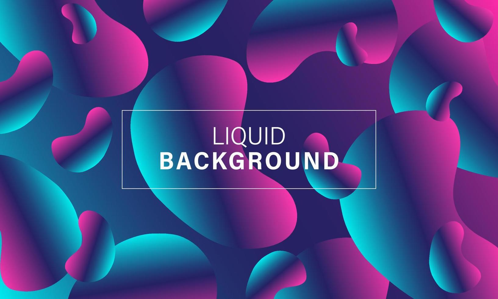3d liquid background vector