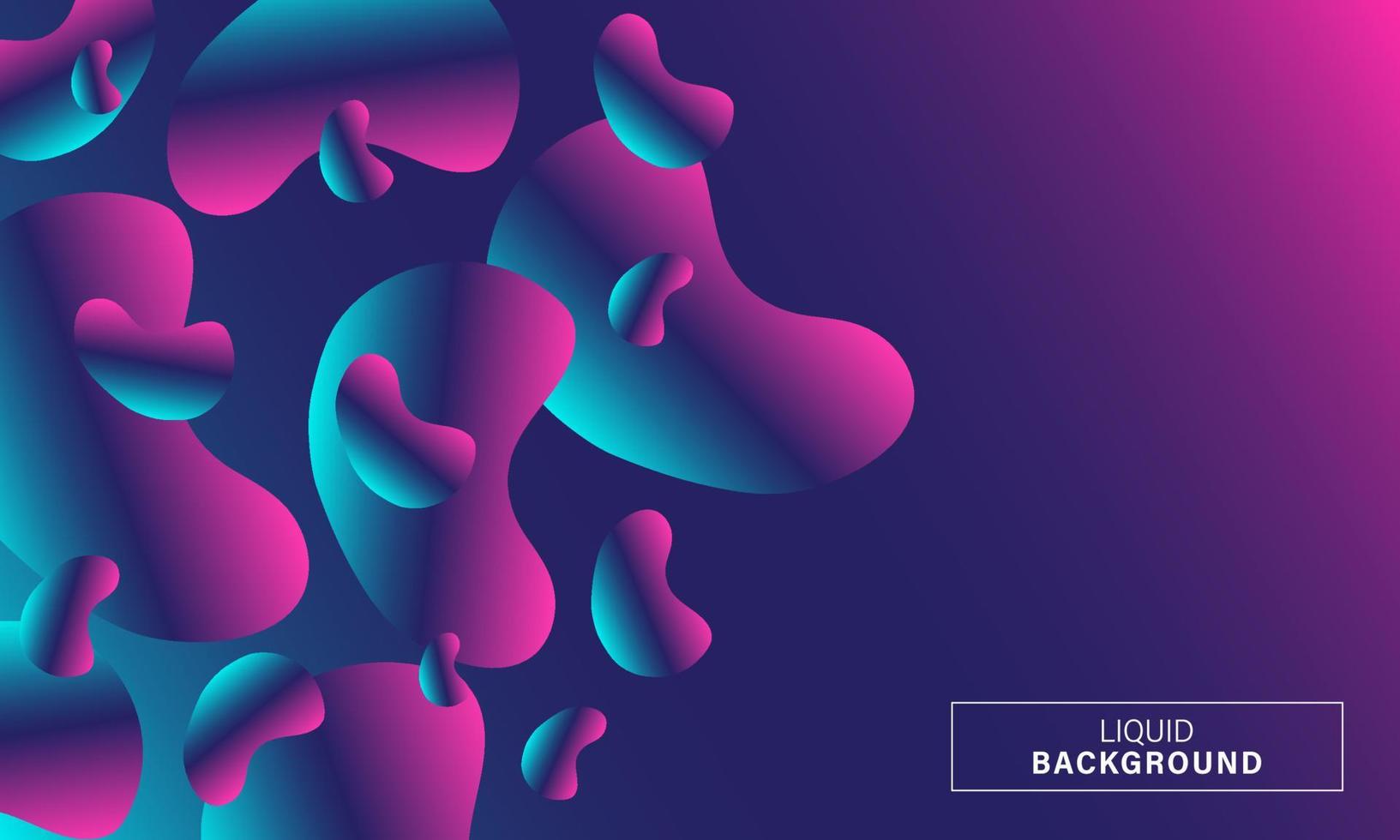 3d liquid background vector