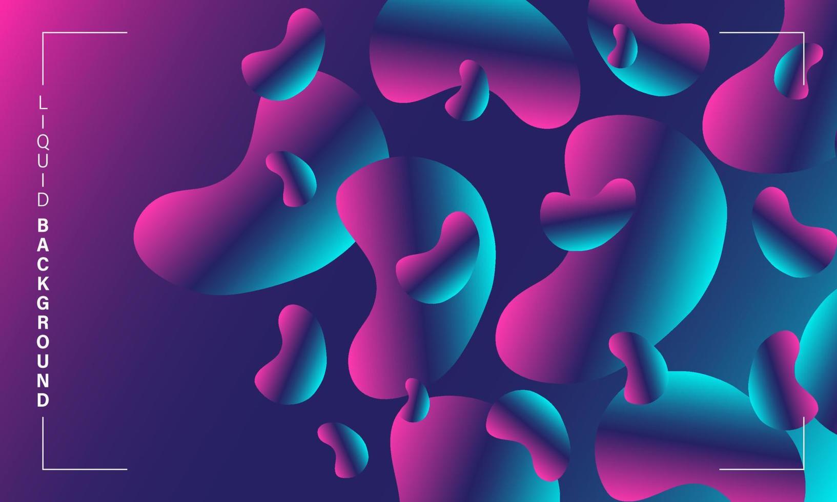 fondo liquido 3d vector