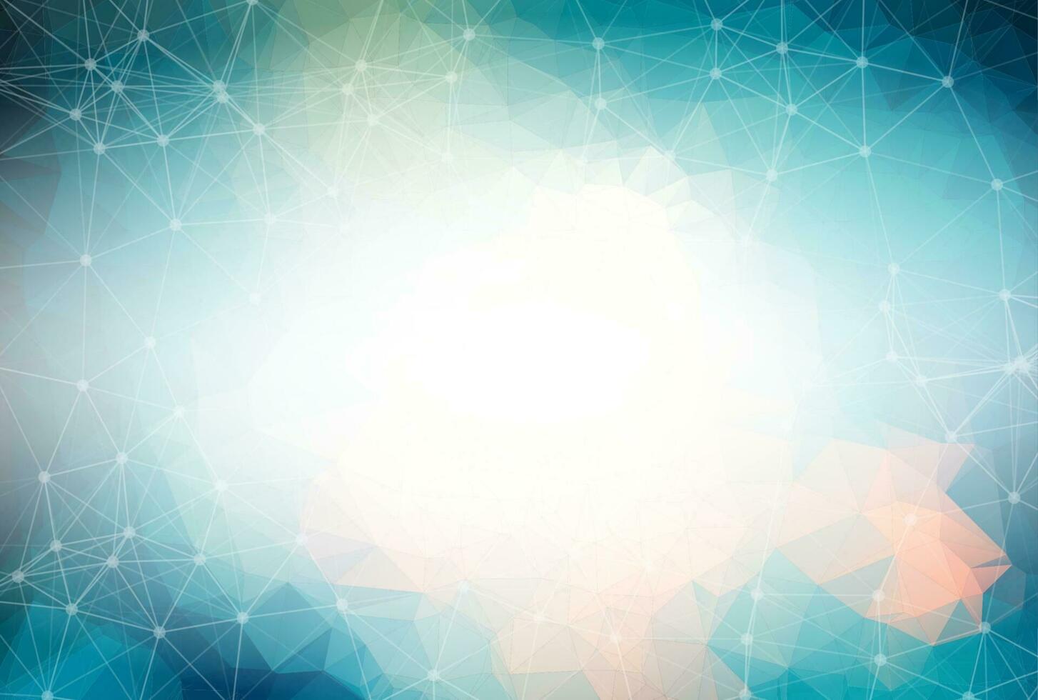 Blue low poly background. Polygonal design pattern. Bright mosaic modern geometric design, Creative Design Templates. Connected lines with dots. vector