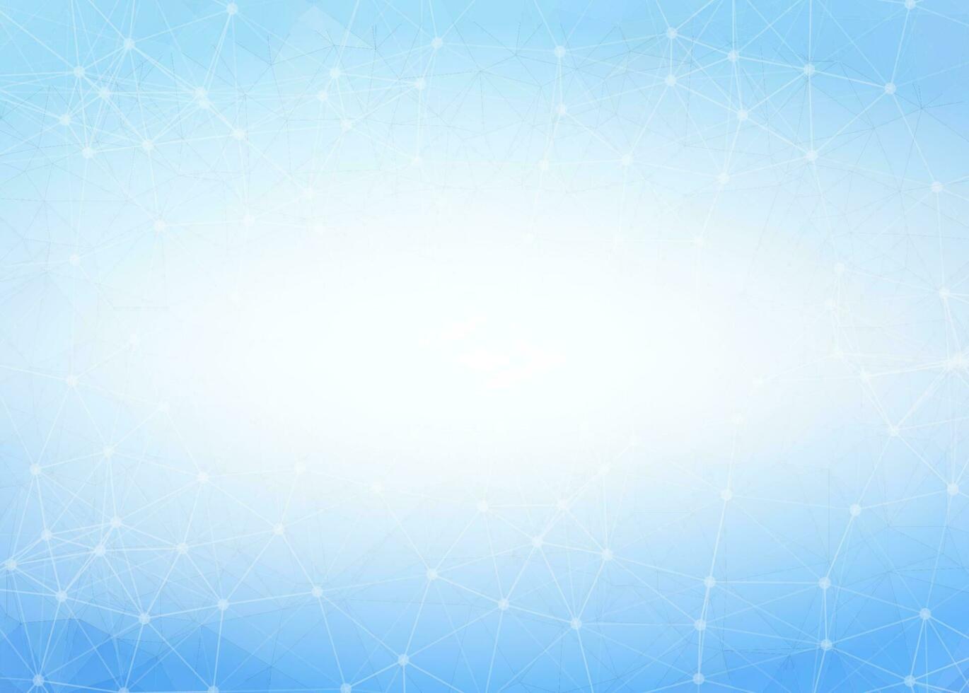 Geometric Blue Polygonal background molecule and communication. Connected lines with dots. Minimalism background. Concept of the science, chemistry, biology, medicine, technology. vector