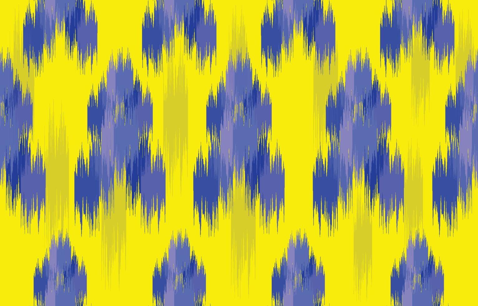 fabric ikat seamless pattern geometric ethnic traditional embroidery style.Design for background,carpet,mat,sarong,clothing,Vector illustration. vector