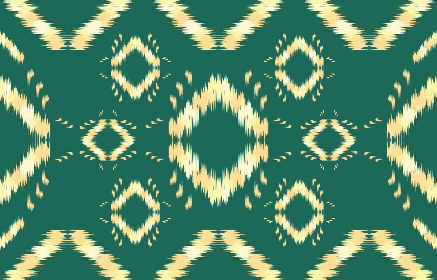 fabric ikat seamless pattern geometric ethnic traditional embroidery style.Design for background,carpet,mat,sarong,clothing,Vector illustration. vector