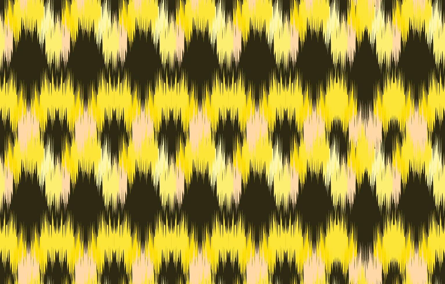 fabric ikat seamless pattern geometric ethnic traditional embroidery style.Design for background,carpet,mat,sarong,clothing,Vector illustration. vector
