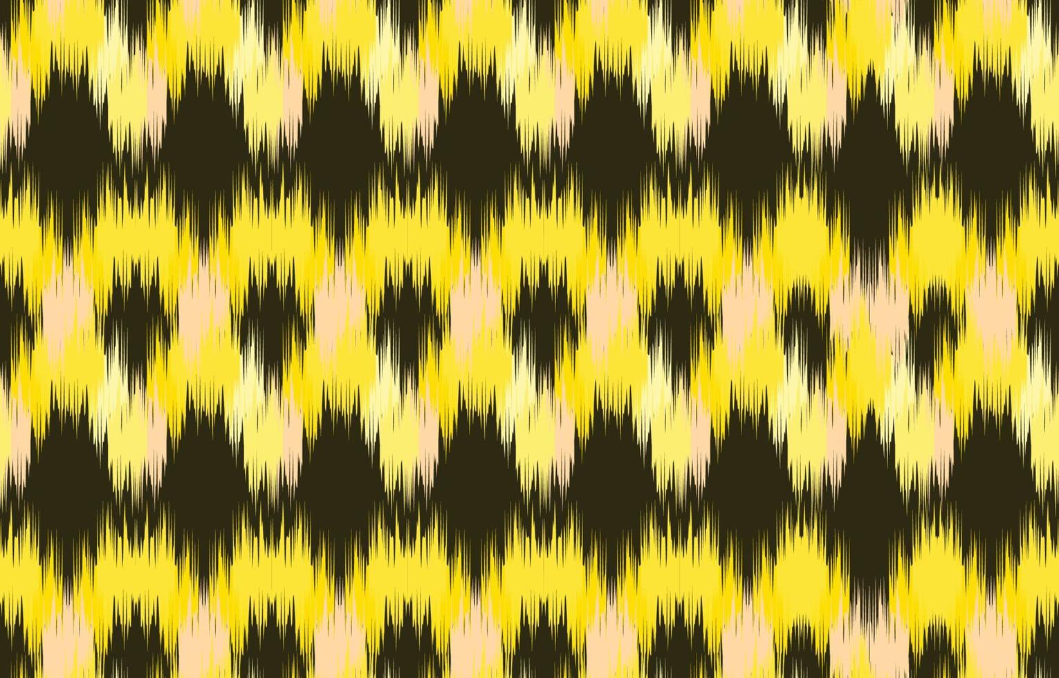 tela ikat de patrones sin fisuras estilo de bordado tradicional étnico geométrico. diseño para fondo, alfombra, estera, sarong, ropa, ilustración vectorial. vector