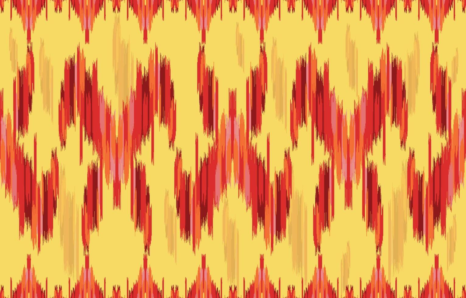 fabric ikat seamless pattern geometric ethnic traditional embroidery style.Design for background,carpet,mat,sarong,clothing,Vector illustration. vector
