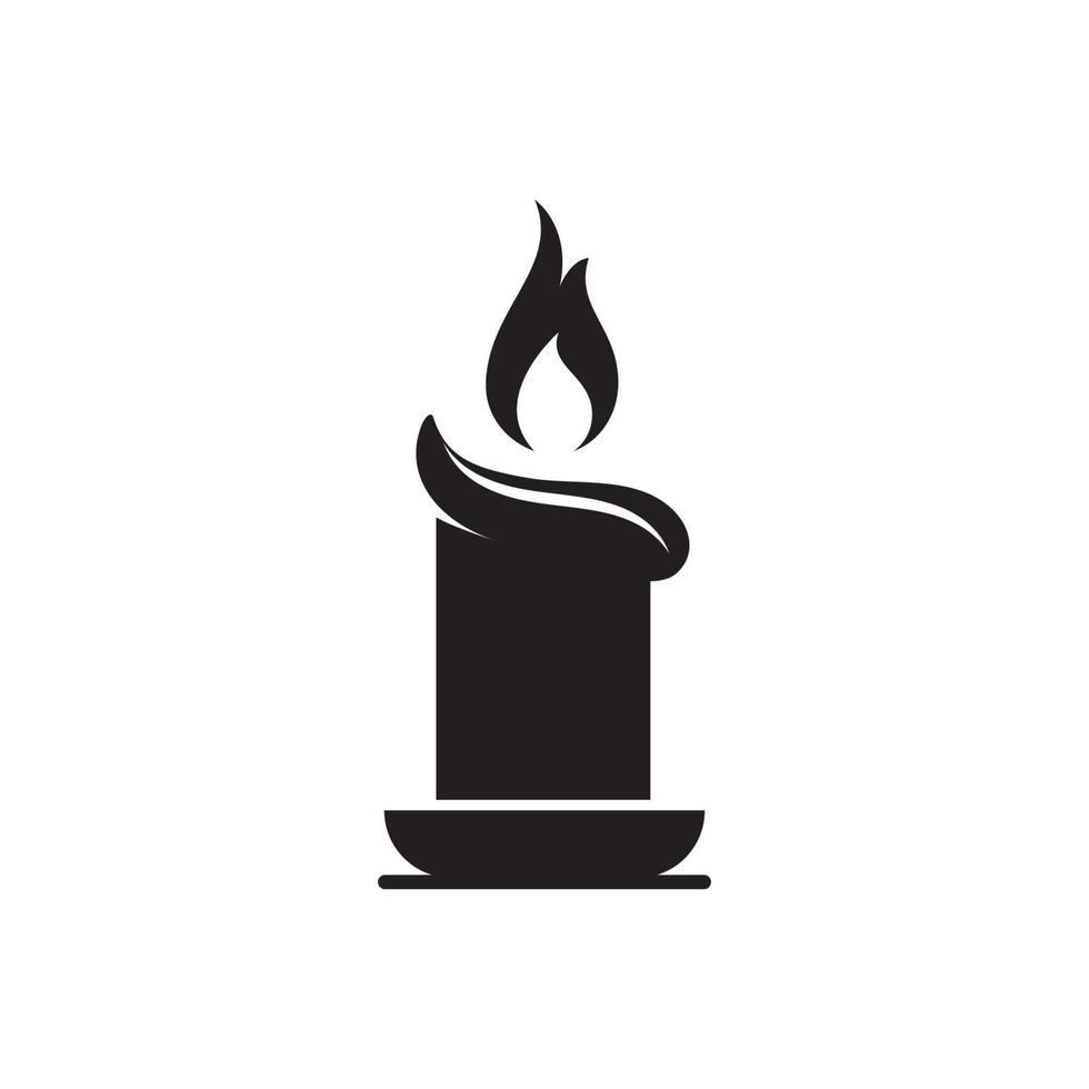 Candle Vector icon design illustration