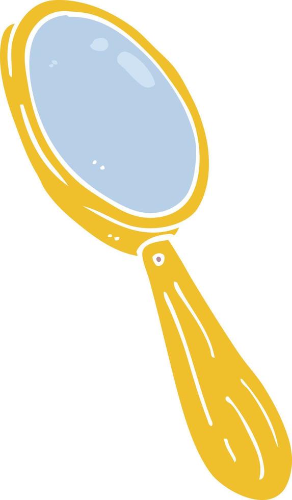 cartoon doodle magnifying glass vector