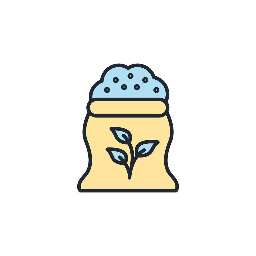 Seed icons  symbol vector elements for infographic web