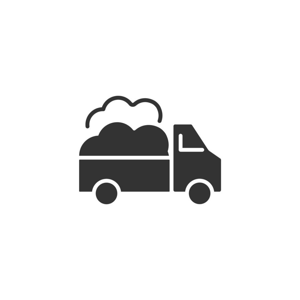 pickup truck icons  symbol vector elements for infographic web