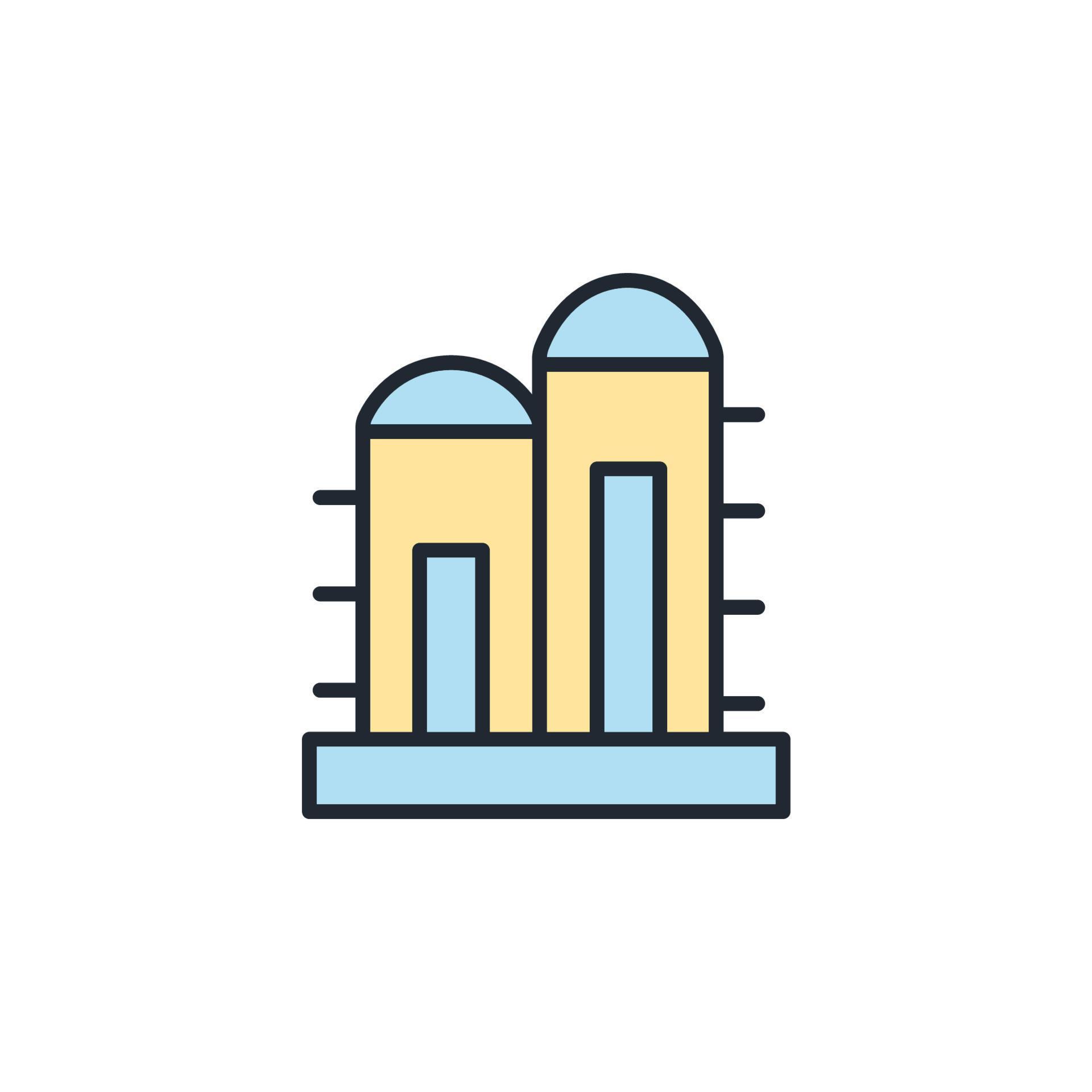 silo icons symbol vector elements for infographic web 12245256 Vector ...